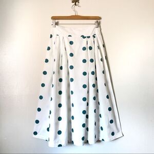 Urban Outfitters Fallon Polka Dot midi skirt